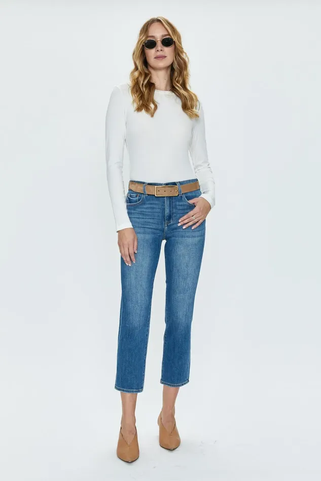 Pistola Denim Denim Women Monroe High Rise Slim Cigarette Jean 8211 Indio