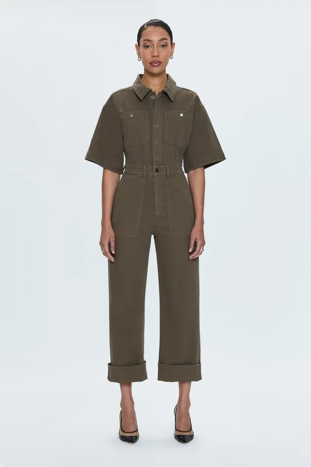Pistola Denim Jumpsuits Women Bernice Jumpsuit 8211 Deep Olive