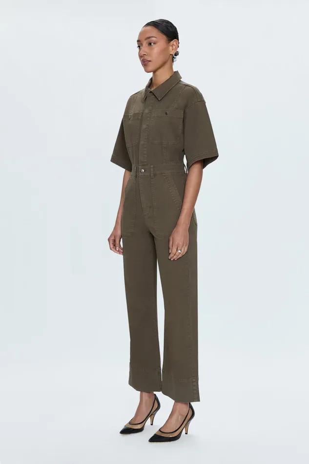 Pistola Denim Jumpsuits Women Bernice Jumpsuit 8211 Deep Olive