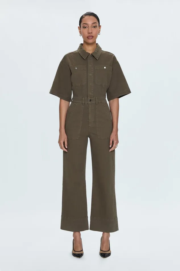 Pistola Denim Jumpsuits Women Bernice Jumpsuit 8211 Deep Olive