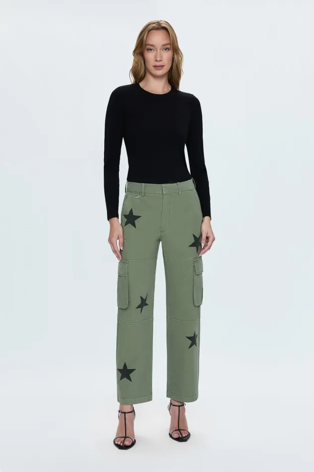 Pistola Denim Pants Women Addie High Rise Trouser 8211 Royal Honor