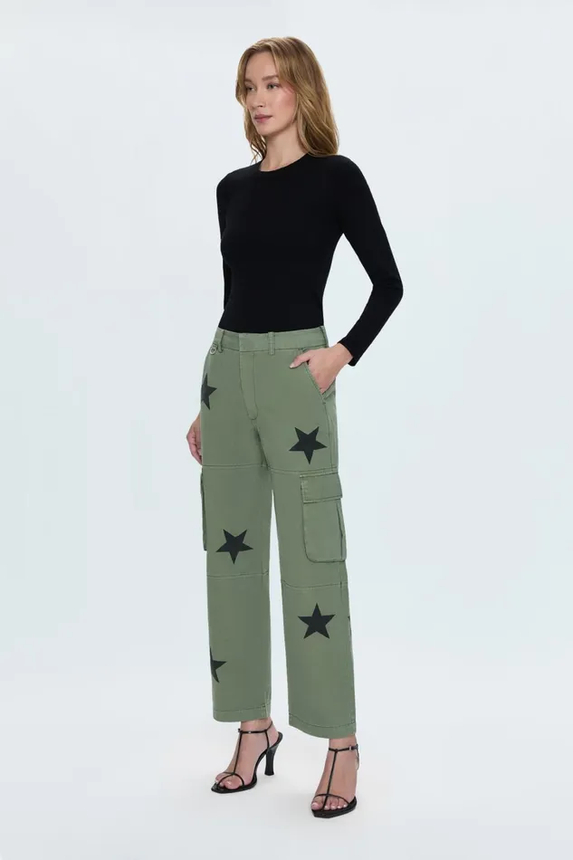 Pistola Denim Pants Women Addie High Rise Trouser 8211 Royal Honor