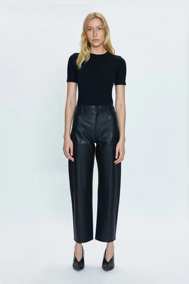 Pistola Denim Pants Women Taylor High Rise Arched 8211 Slate Black