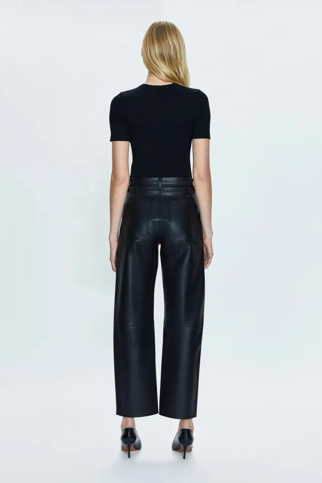Pistola Denim Pants Women Taylor High Rise Arched 8211 Slate Black