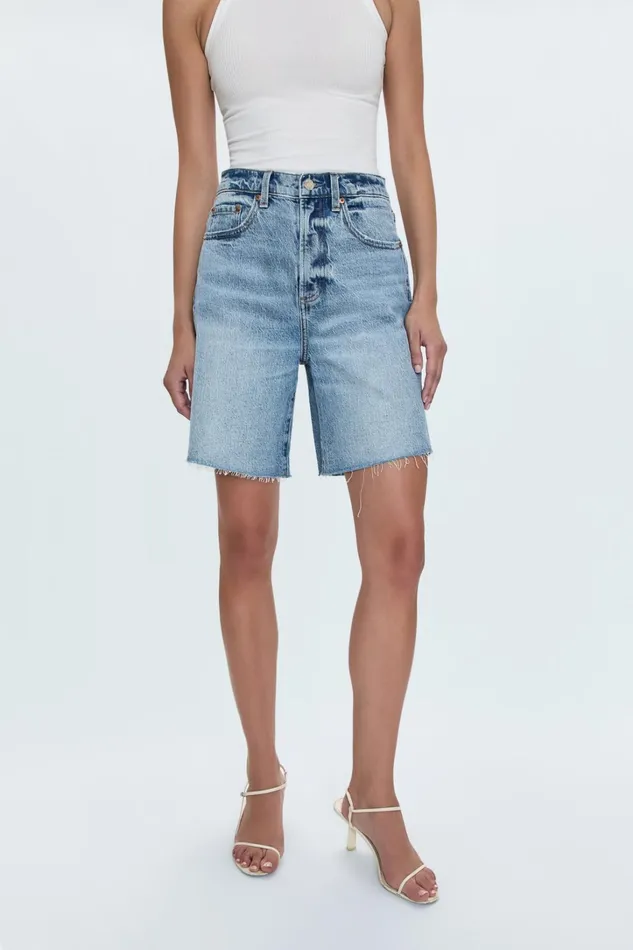Pistola Denim Shorts Women Kaylee High Rise Pinched Loose Straight 8211 Boulder