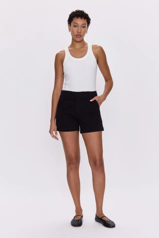 Pistola Denim Shorts Women Marissa High Rise Utility Short 8211 Noir