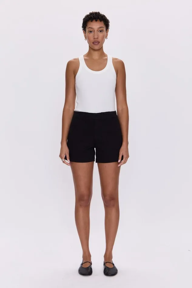 Pistola Denim Shorts Women Marissa High Rise Utility Short 8211 Noir