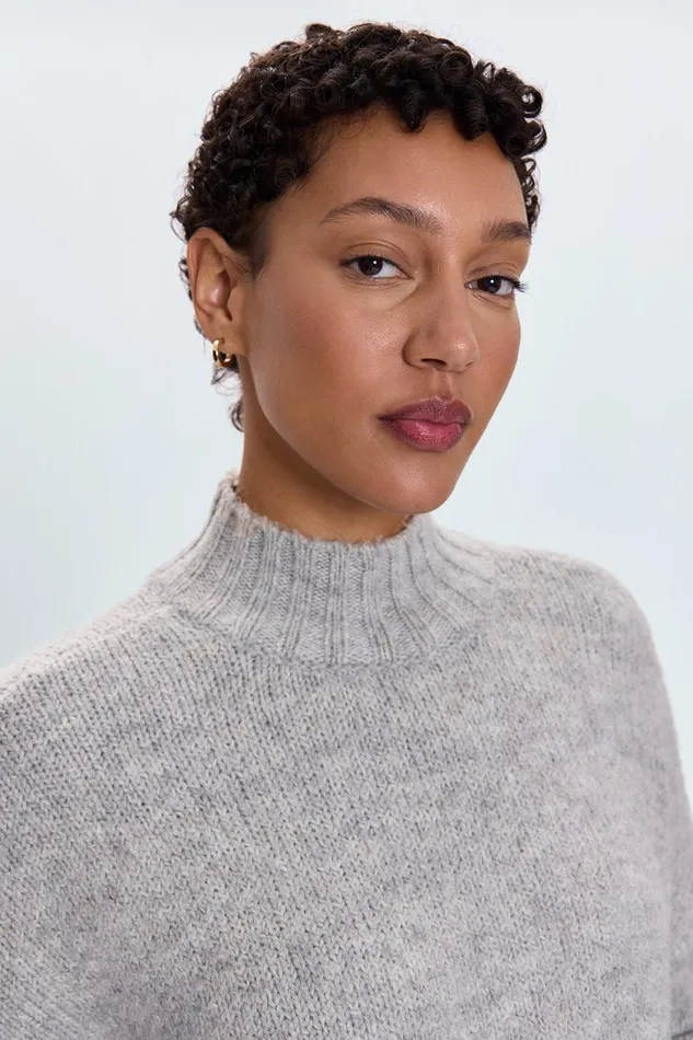 Pistola Denim Sweaters and Knits Women Carlen Sweater 8211 Heather Grey