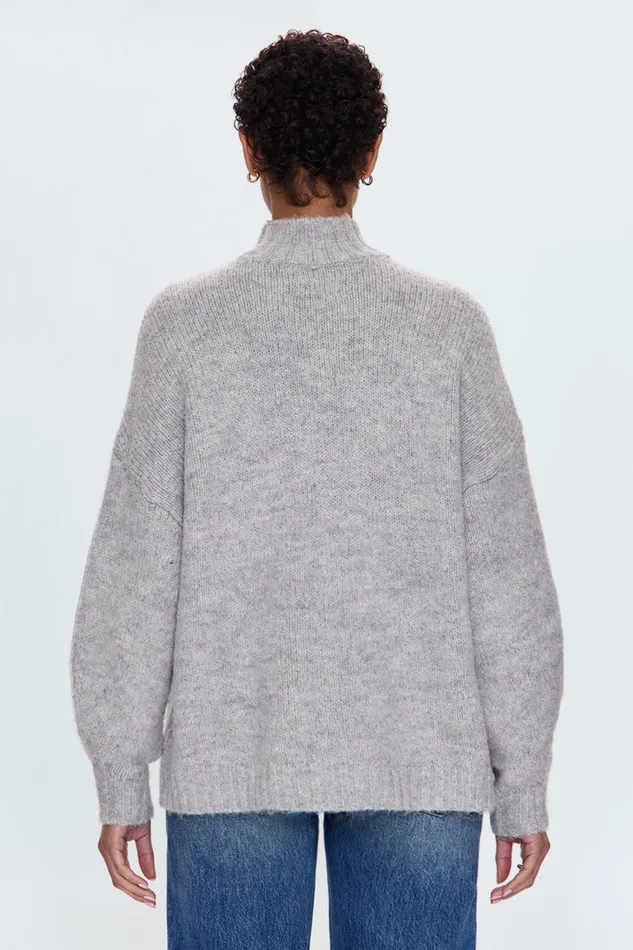 Pistola Denim Sweaters and Knits Women Carlen Sweater 8211 Heather Grey