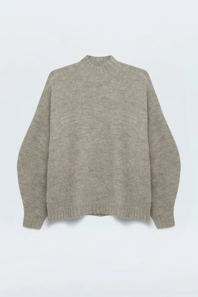 Pistola Denim Sweaters and Knits Women Carlen Sweater 8211 Heather Grey