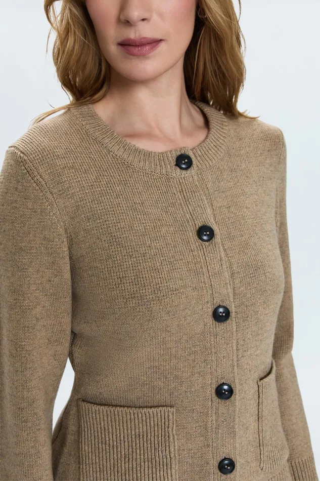 Pistola Denim Sweaters and Knits Women Dani Cardigan 8211 Wheat