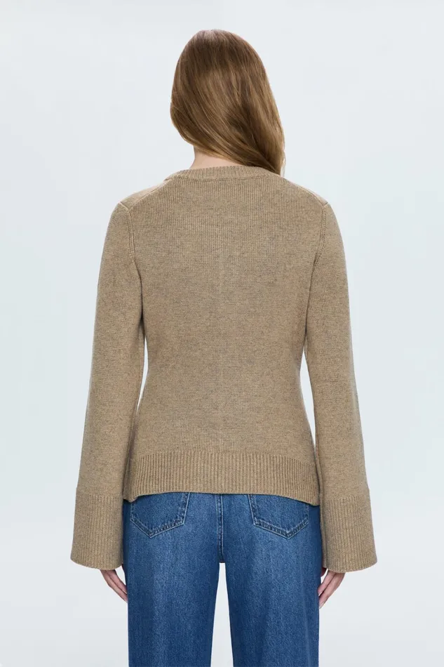 Pistola Denim Sweaters and Knits Women Dani Cardigan 8211 Wheat
