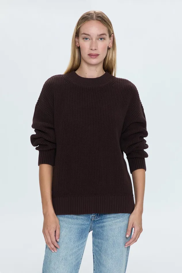 Pistola Denim Sweaters and Knits Women Eve Sweater 8211 Espresso