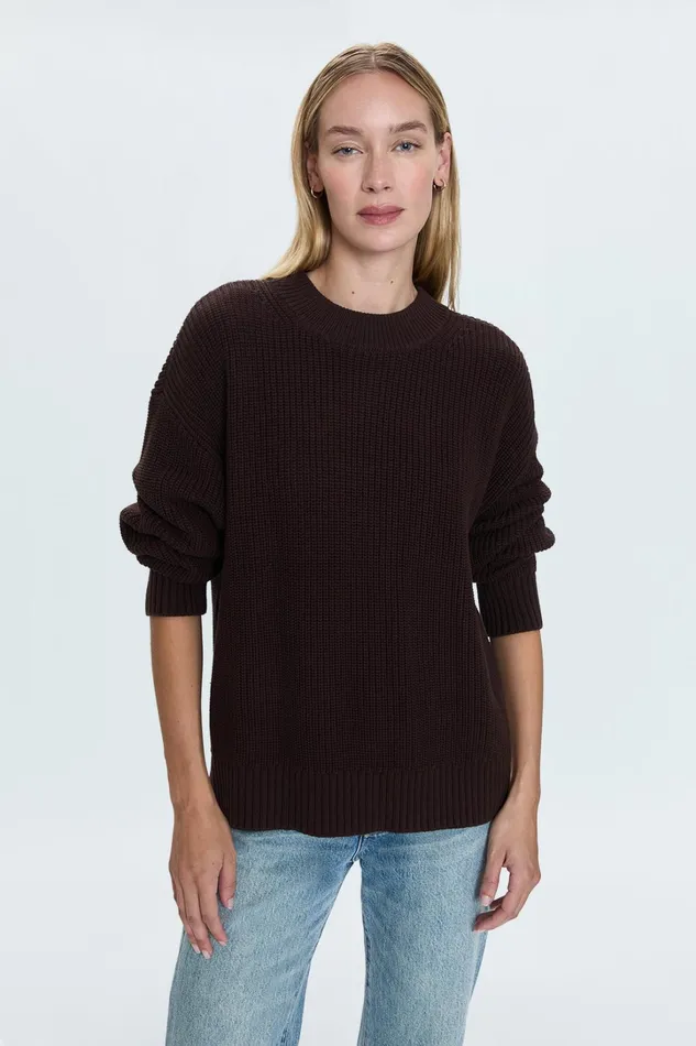 Pistola Denim Sweaters and Knits Women Eve Sweater 8211 Espresso