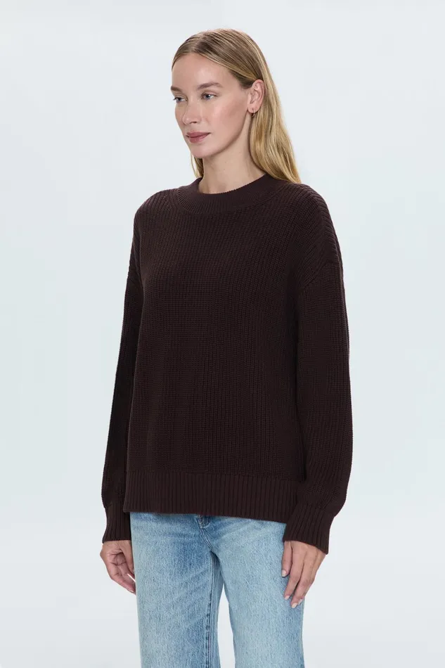 Pistola Denim Sweaters and Knits Women Eve Sweater 8211 Espresso