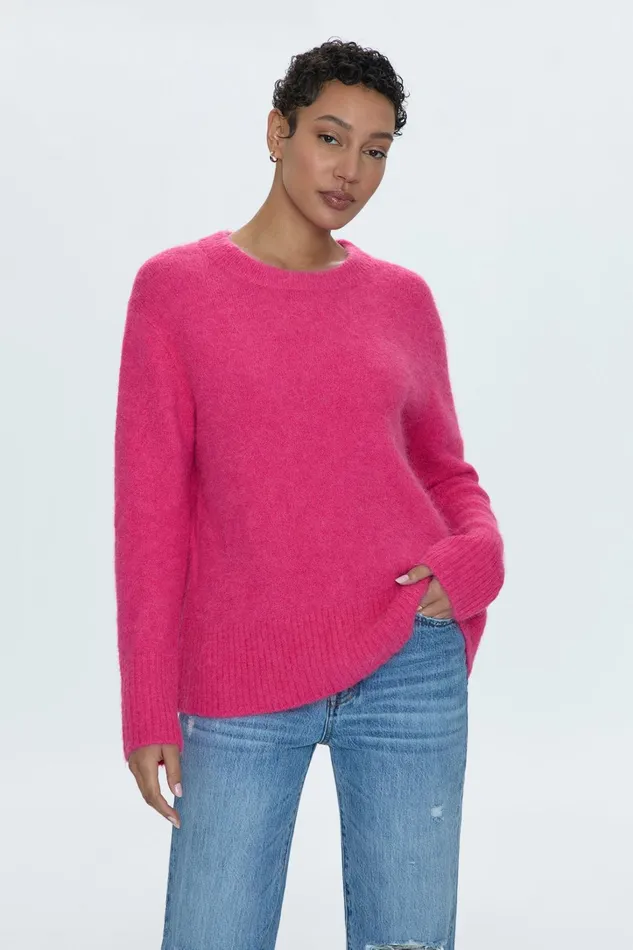 Pistola Denim Sweaters and Knits Women Ivy Sweater 8211 Hot Pink
