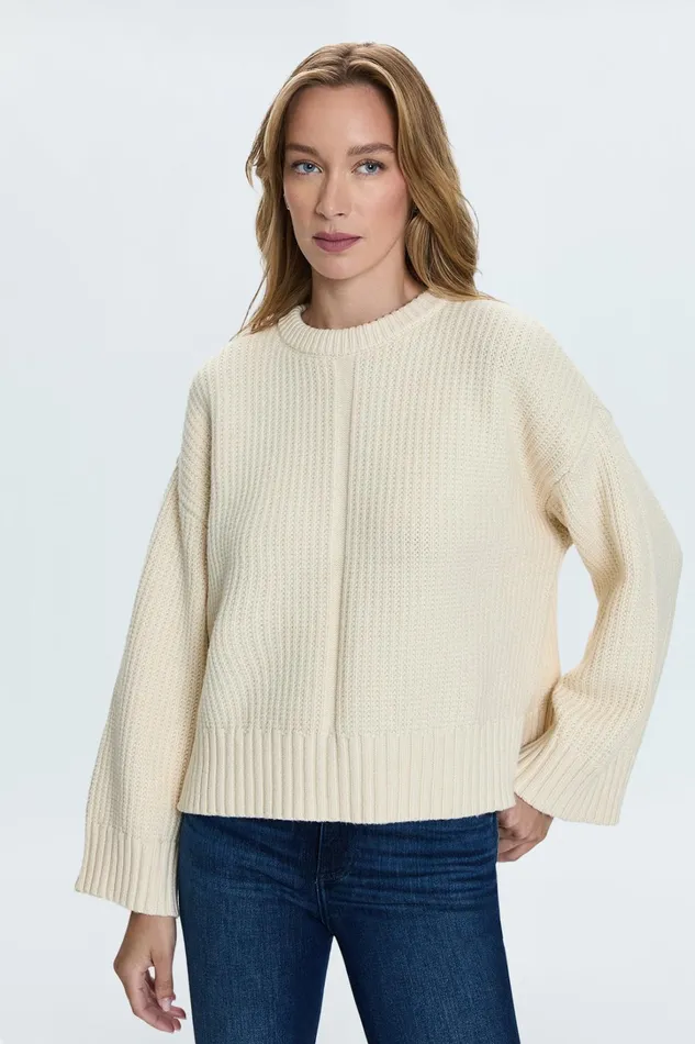 Pistola Denim Sweaters and Knits Women Leigh Sweater 8211 Ivory