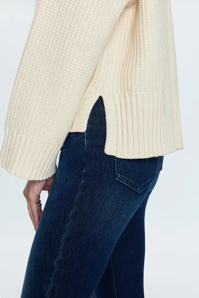 Pistola Denim Sweaters and Knits Women Leigh Sweater 8211 Ivory