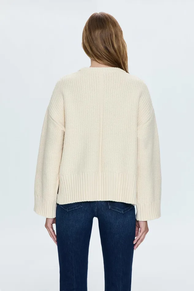 Pistola Denim Sweaters and Knits Women Leigh Sweater 8211 Ivory