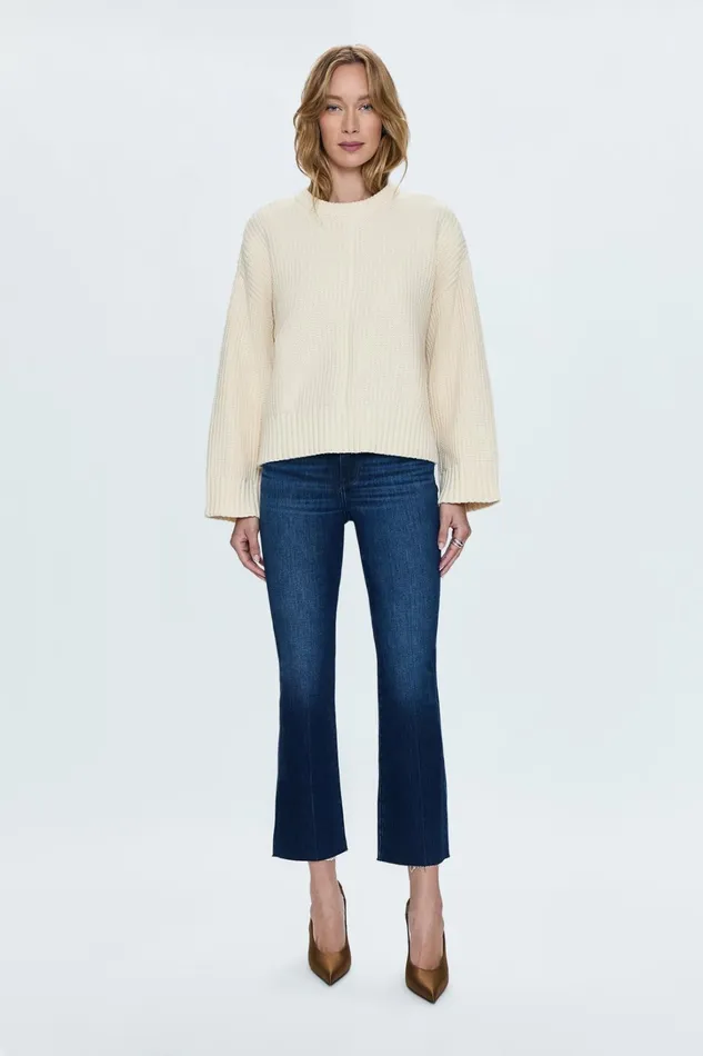 Pistola Denim Sweaters and Knits Women Leigh Sweater 8211 Ivory