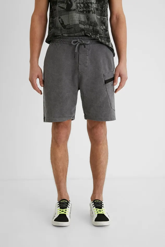 Plush Short Trousers Mens Desigual Jeans and Pants