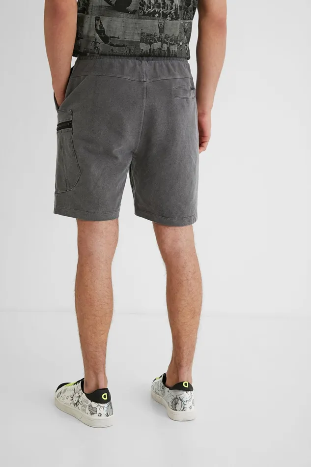 Plush Short Trousers Mens Desigual Jeans and Pants