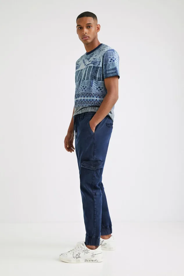 Pocket Joggers Mens Desigual Jeans and Pants