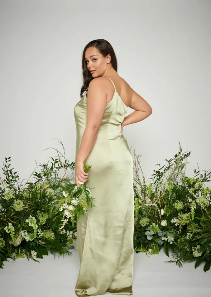 Pretty Lavish Bridesmaid Dresses Amelia Maxi Bridesmaid Dress Curve Olive 8211 Women