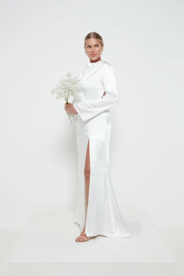 Pretty Lavish Bridesmaid Dresses Celina Maxi Dress Ivory 8211 Women