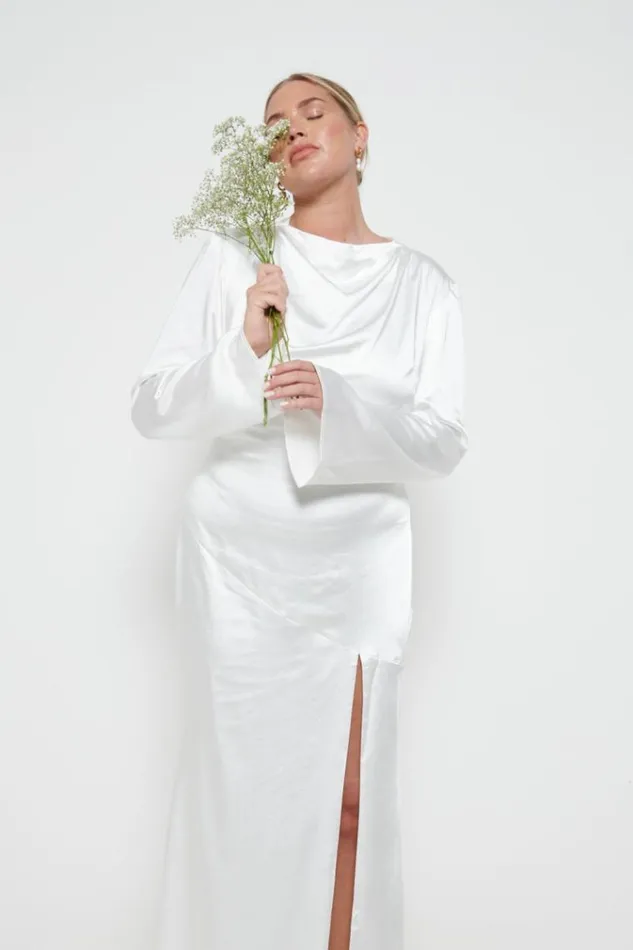 Pretty Lavish Bridesmaid Dresses Celina Maxi Dress Ivory 8211 Women
