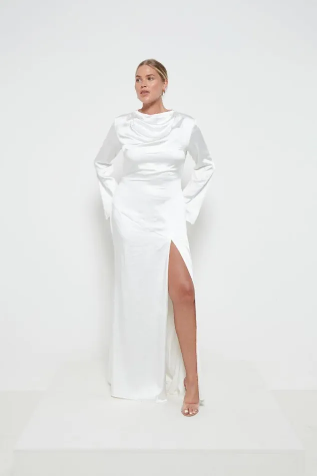 Pretty Lavish Bridesmaid Dresses Celina Maxi Dress Ivory 8211 Women