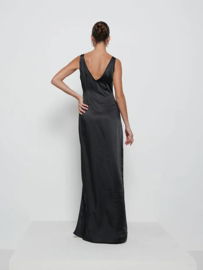 Pretty Lavish Bridesmaid Dresses Esmee Wrap Maxi Bridesmaid Dress Black 8211 Women