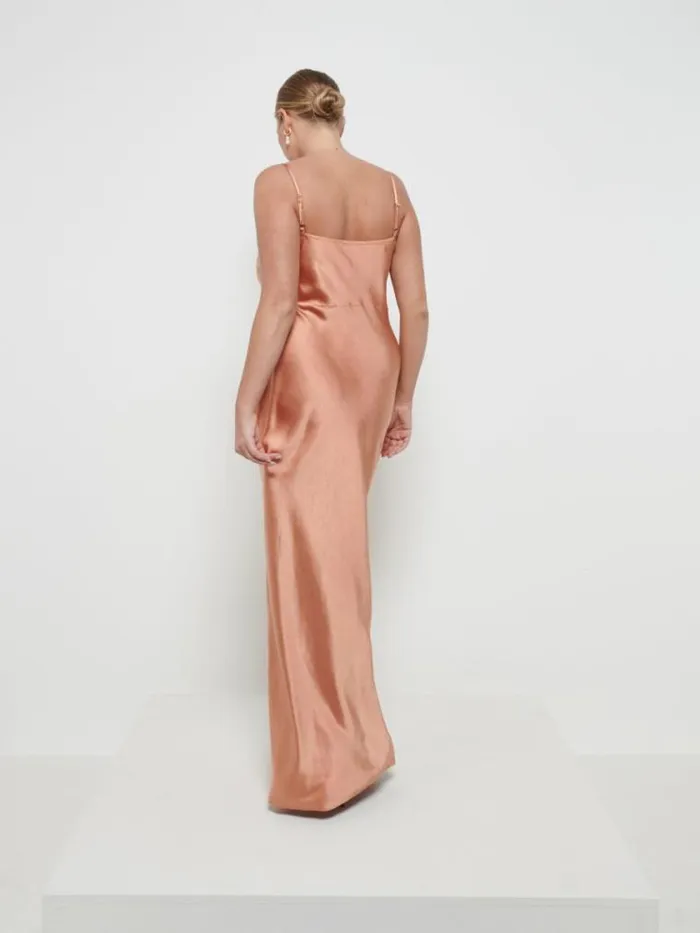 Pretty Lavish Bridesmaid Dresses Keisha Maxi Bridesmaid Dress Matte Cinnamon 8211 Women