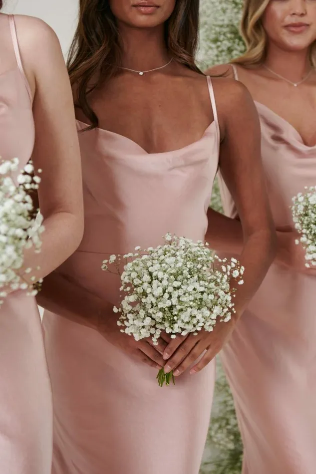 Pretty Lavish Bridesmaid Dresses Keisha Maxi Bridesmaid Dress Matte True Blush 8211 Women