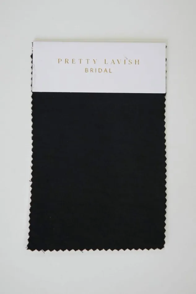 Pretty Lavish Bridesmaid Dresses Matte Satin Black Bridesmaid Swatch Black 8211 Women