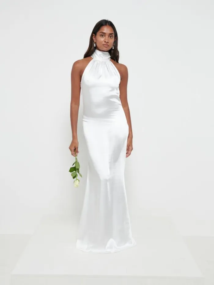 Pretty Lavish Bridesmaid Dresses Odelle Maxi Bridesmaid Dress Ivory 8211 Women