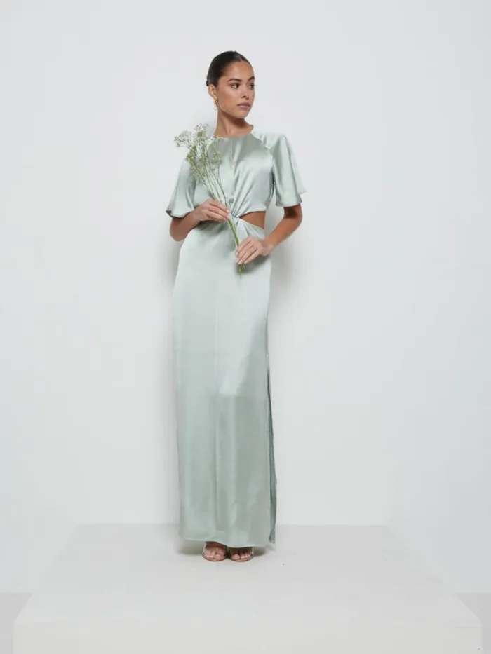 Pretty Lavish Bridesmaid Dresses Zara Twist Knot Bridesmaid Dress Sage 8211 Women