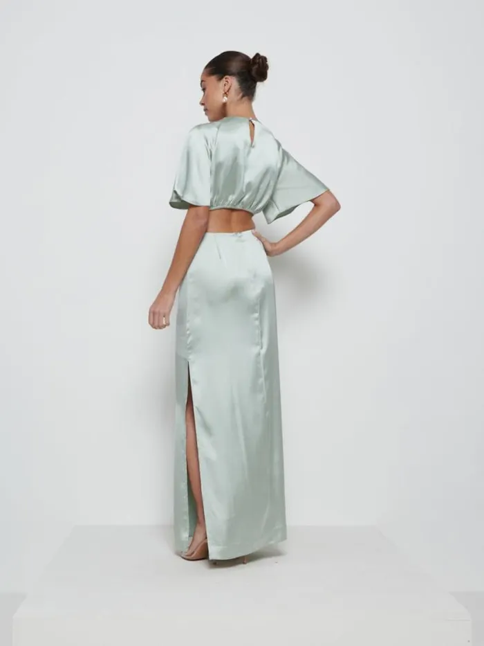 Pretty Lavish Bridesmaid Dresses Zara Twist Knot Bridesmaid Dress Sage 8211 Women