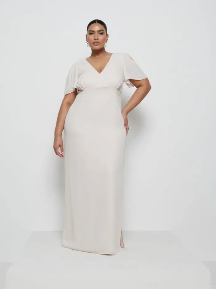 Pretty Lavish Chiffon Bridesmaid Dresses Edie Chiffon Maxi Bridesmaid Dress Curve Champagne 8211 Women Pretty Lavish Chiffon Bridesmaid Dresses Edie Chiffon Maxi Bridesmaid Dress Curve Champagne 8211 Women