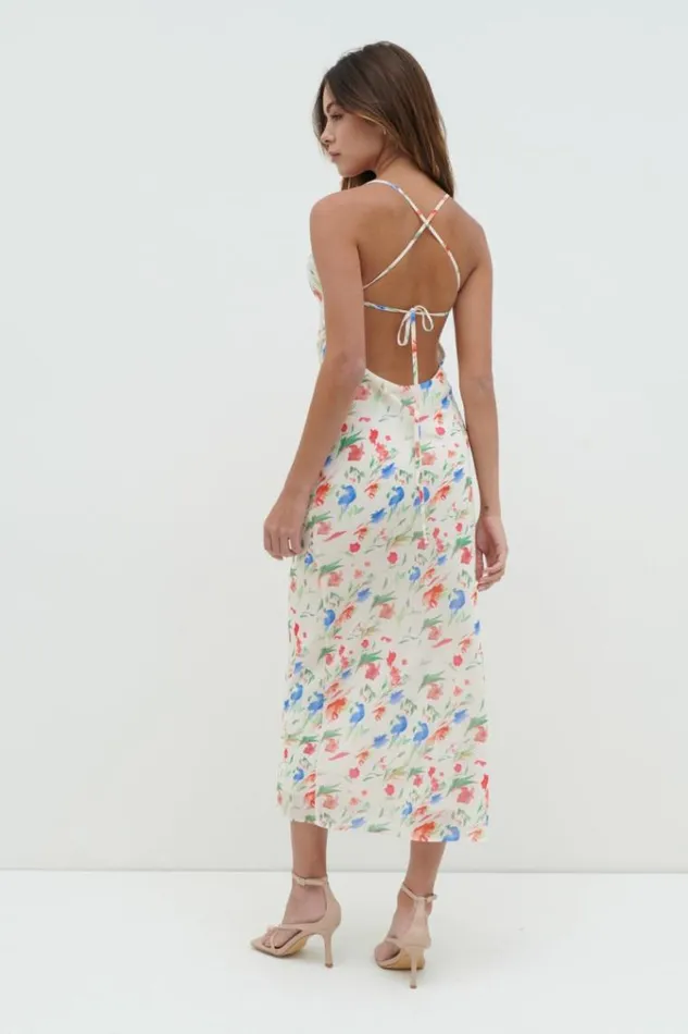 Pretty Lavish Dresses Gia Tie Midaxi Dress Dainty Floral 8211 Women