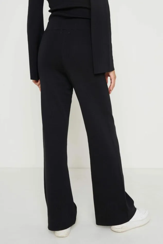 Pretty Lavish Knitwear Hayden Knit Trousers Black 8211 Women