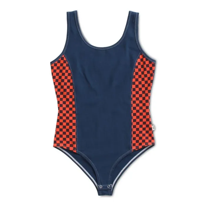 Pro Stitched Body Suit Dress Blues Women Tops Vans