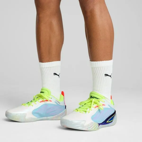 Puma Basketball AllPro NITRO Elite 039s Basketball Shoes Light Aquayellow Alert 8211 Men Puma Basketball AllPro NITRO Elite 039s Basketball Shoes Light Aquayellow Alert 8211 Men