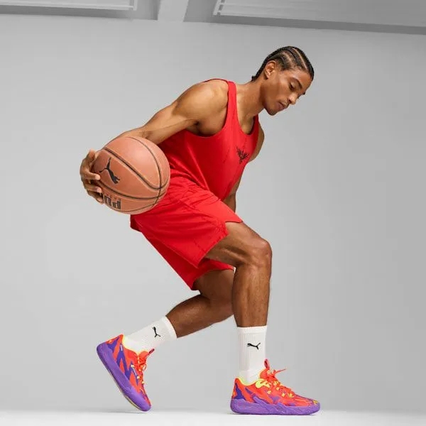 Puma Basketball PUMA X LAMELO BALL MB03 Lo Lava 039s Basketball Shoes Purple Glimmerred Blast 8211 Men Puma Basketball PUMA X LAMELO BALL MB03 Lo Lava 039s Basketball Shoes Purple Glimmerred Blast 8211 Men