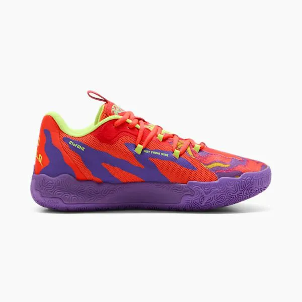 Puma Basketball PUMA X LAMELO BALL MB03 Lo Lava 039s Basketball Shoes Purple Glimmerred Blast 8211 Men Puma Basketball PUMA X LAMELO BALL MB03 Lo Lava 039s Basketball Shoes Purple Glimmerred Blast 8211 Men