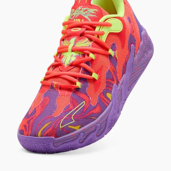 Puma Basketball PUMA X LAMELO BALL MB03 Lo Lava 039s Basketball Shoes Purple Glimmerred Blast 8211 Men Puma Basketball PUMA X LAMELO BALL MB03 Lo Lava 039s Basketball Shoes Purple Glimmerred Blast 8211 Men