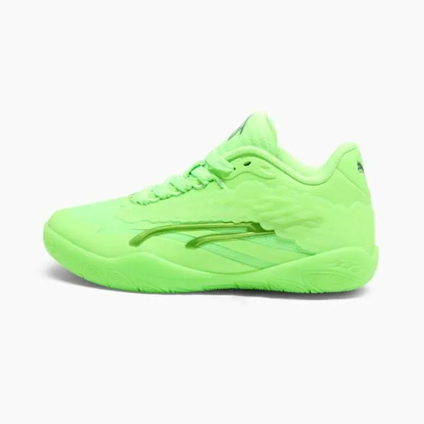 Puma Basketball STEWIE X TEAM Stewie 3 039s Basketball Shoes Green Glaregalactic Gray 8211 Women
