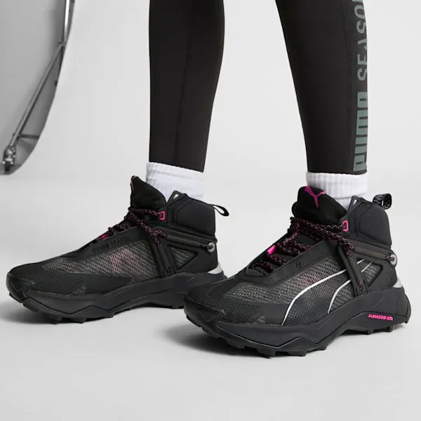 Puma Boots and Mids Explore NITRO 039s Mid Top Trail Running Shoes Puma Blackpuma Silverravish 8211 Women Puma Boots and Mids Explore NITRO 039s Mid Top Trail Running Shoes Puma Blackpuma Silverravish 8211 Women