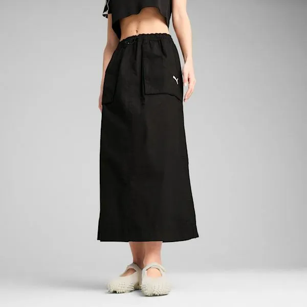 Puma Dresses and Skirts FUTURE ARCHIVE 039s ZipOff Maxi Woven Skirt Puma Black 8211 Women Puma Dresses and Skirts FUTURE ARCHIVE 039s ZipOff Maxi Woven Skirt Puma Black 8211 Women