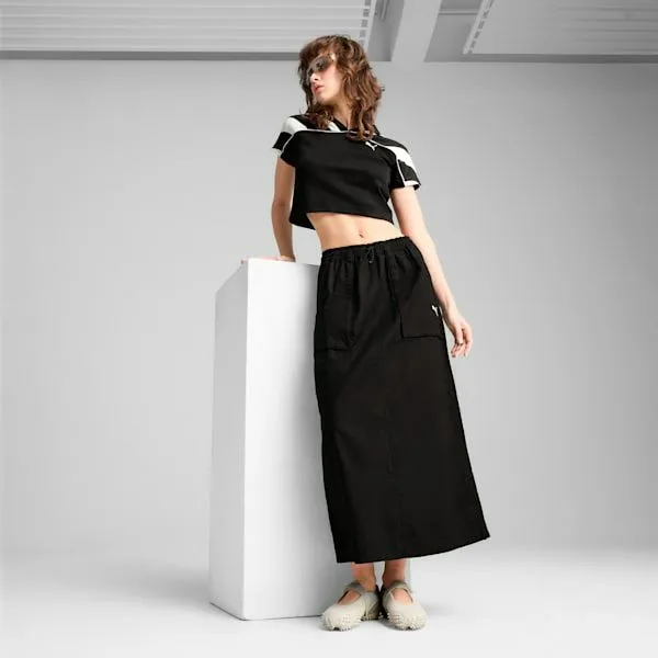 Puma Dresses and Skirts FUTURE ARCHIVE 039s ZipOff Maxi Woven Skirt Puma Black 8211 Women Puma Dresses and Skirts FUTURE ARCHIVE 039s ZipOff Maxi Woven Skirt Puma Black 8211 Women